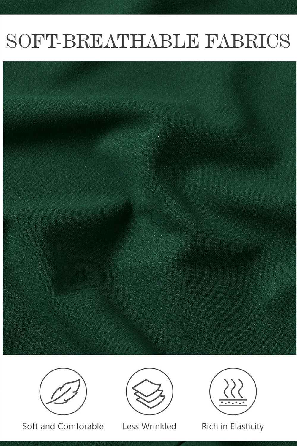 Elegant Dark Green Asymmetrical Cocktail Party Dress