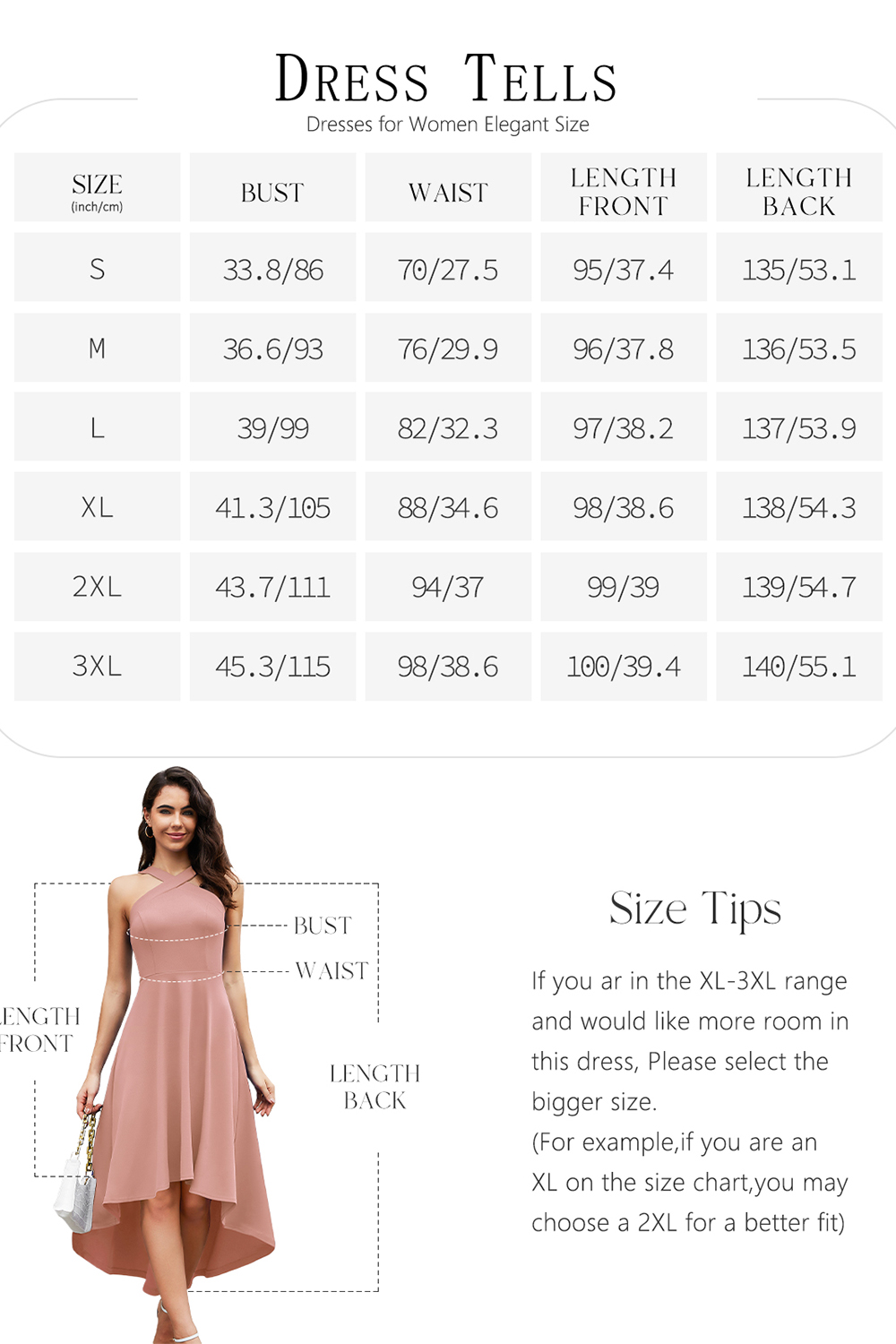 2024 Blush Halter High-low Cocktail & Party Dress