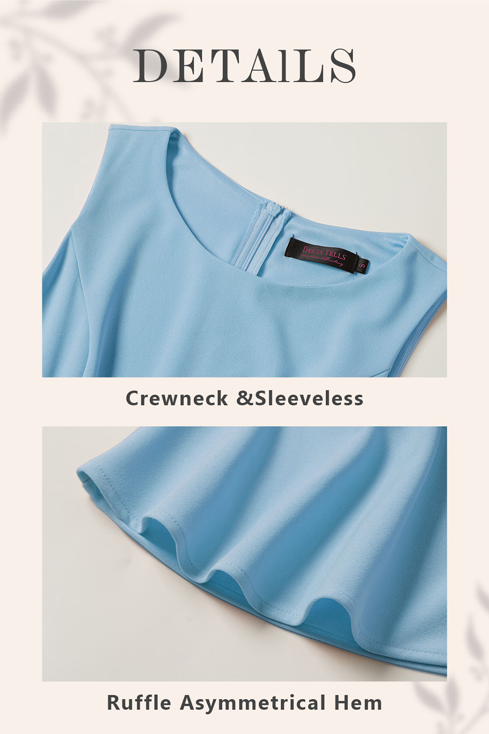 Elegant & Modest Blue Dresstells Midi Dress - Versatile Style for Church, Cocktails & Formal Events