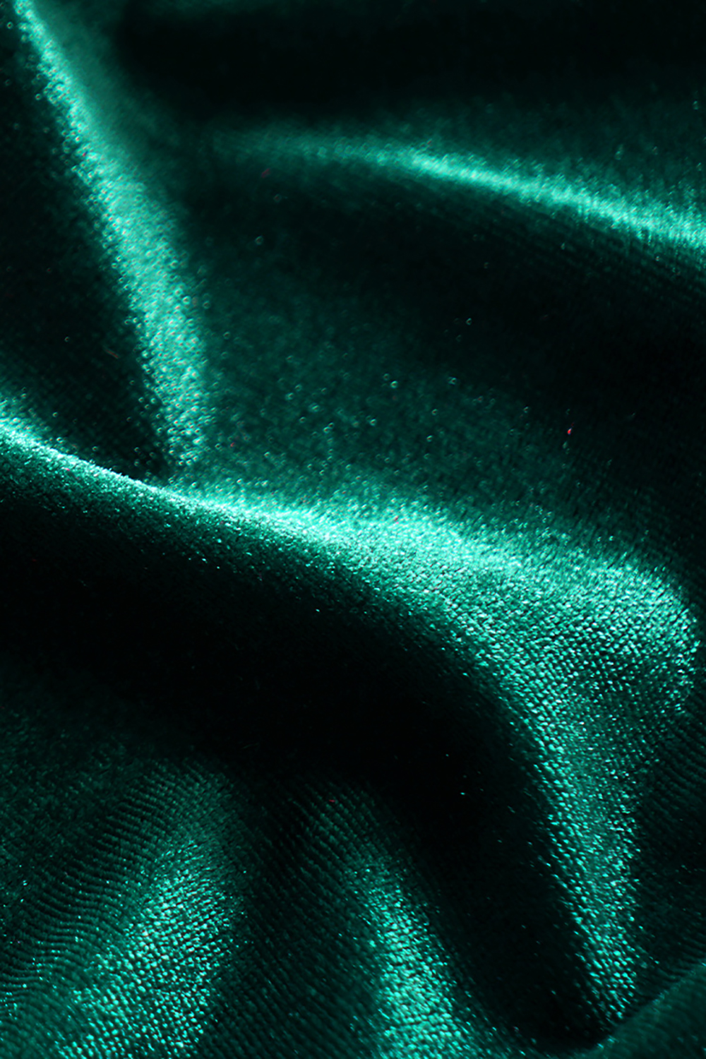 Elegant Round-Neck Short-Sleeve Bow-Tie Ruched Velvet Solid Color A-Line Midi Dress