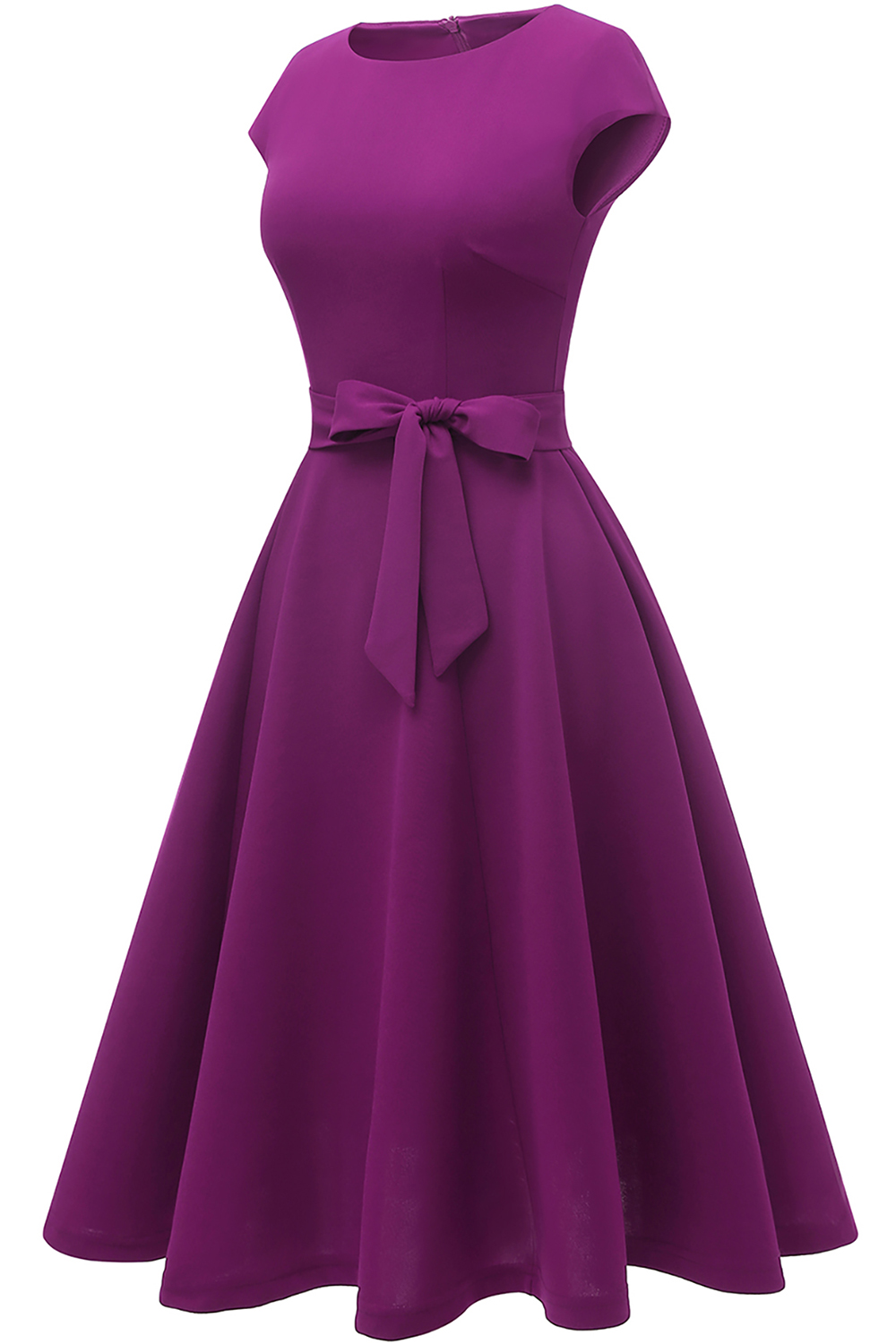 DRESSTELLS Women's Cocktail Dresses 2024 Modest Wedding Guest Dress, Graduation Prom & Bridesmaid