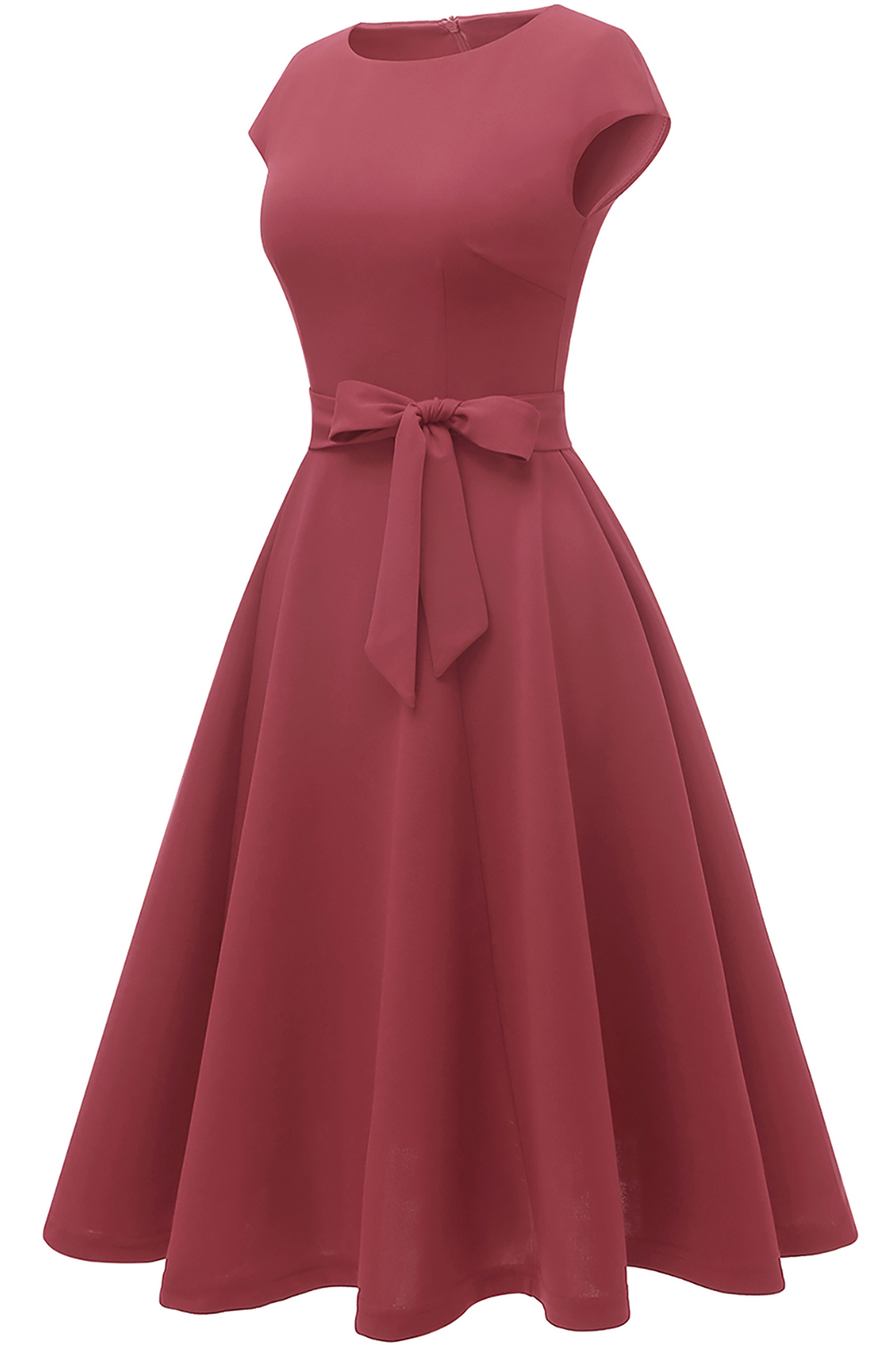 DRESSTELLS Women's Cocktail Dresses 2024 Modest Wedding Guest Dress, Graduation Prom & Bridesmaid