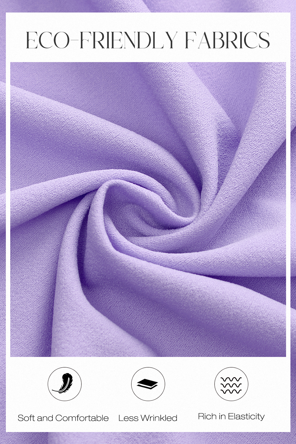 Elegant Chic Lavender Wedding Party Dress