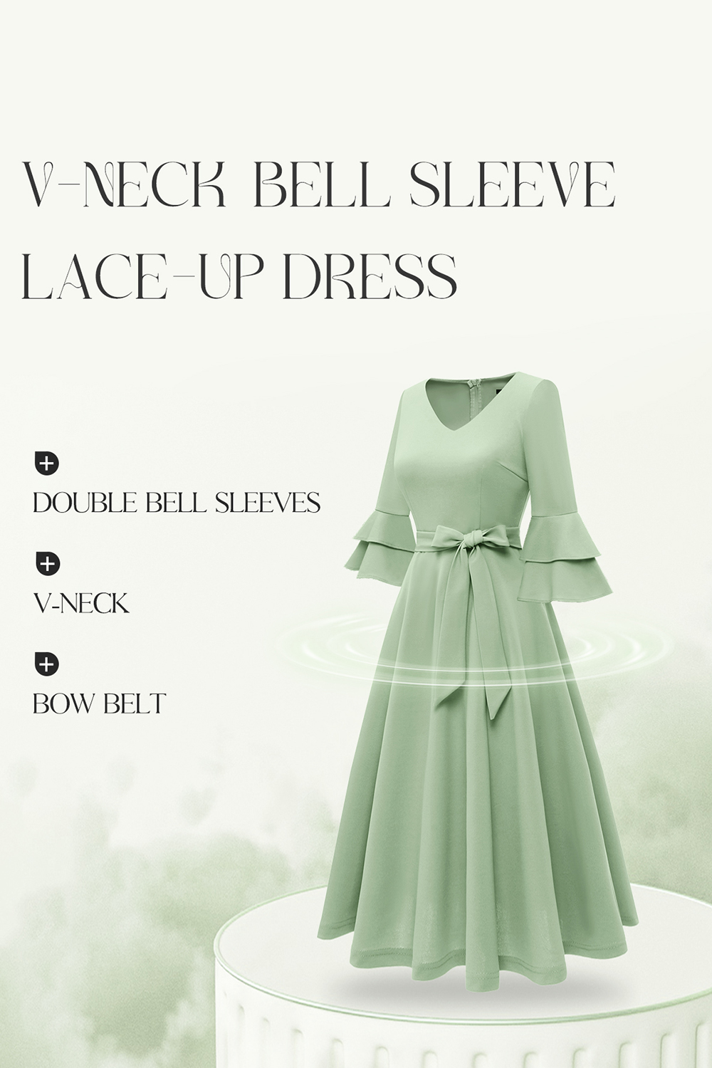 Elegant Chic Light Green Wedding Party Dress