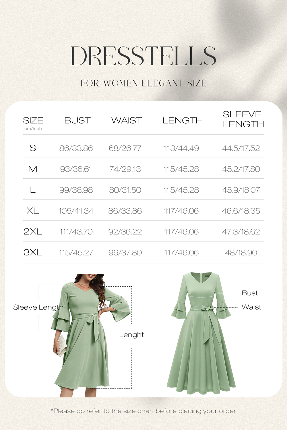 Elegant Chic Light Green Wedding Party Dress