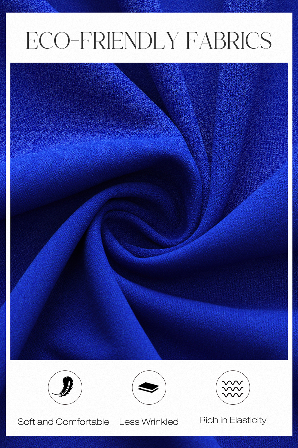 Elegant Chic Royal Blue Wedding Party Dress