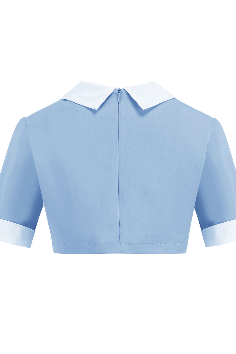 Vintage 1950s Blue A-Line Two-Piece Swing Dress