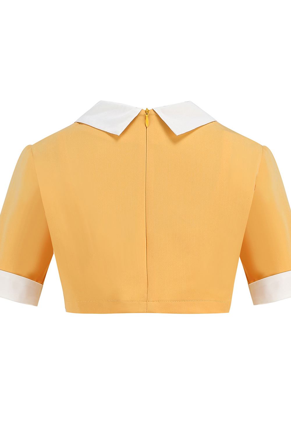 Vintage 1950s Yellow A-Line Two-Piece Swing Dress