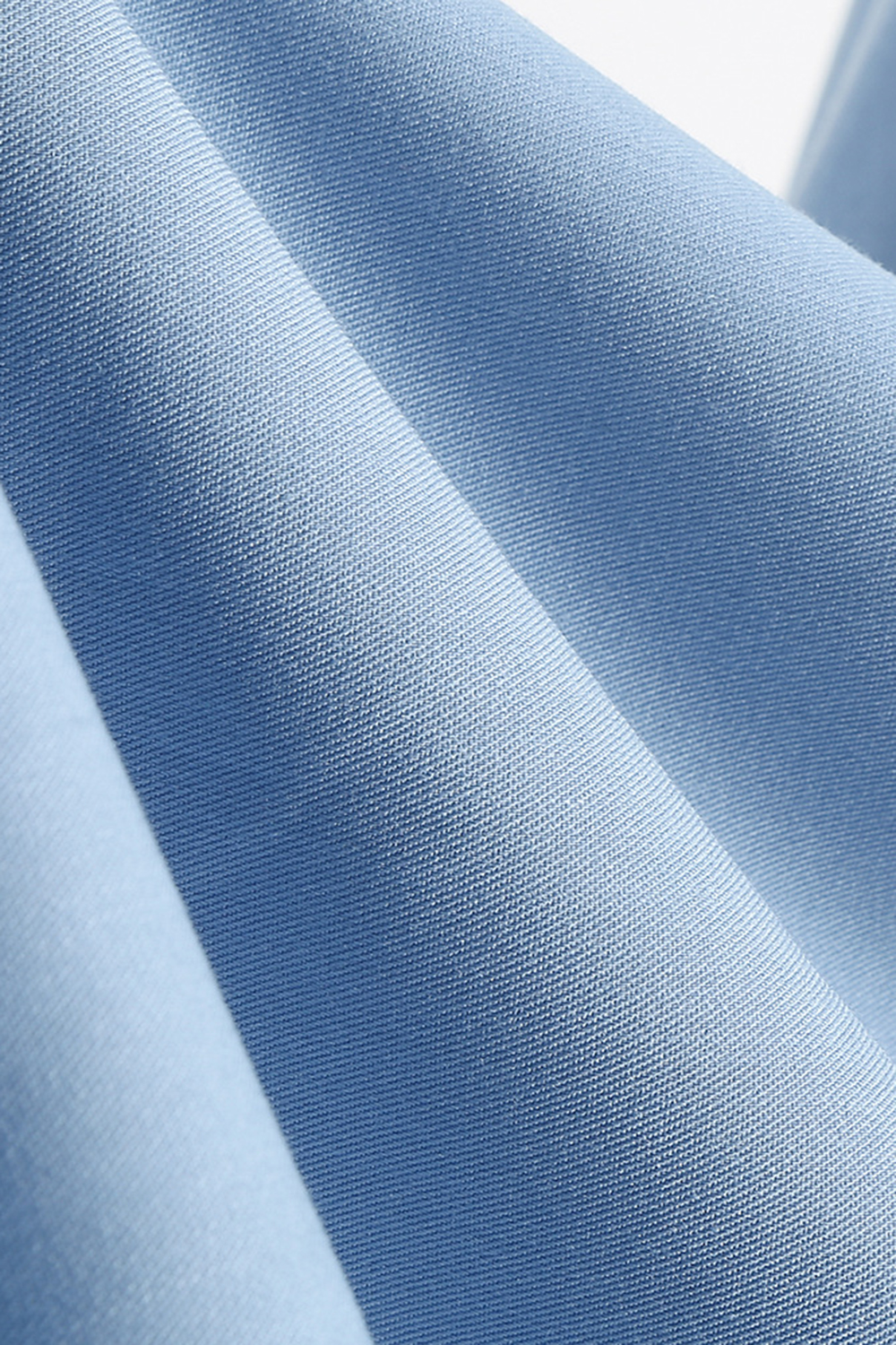 Vintage Blue 1950s A-Line Swing Dress with Belt