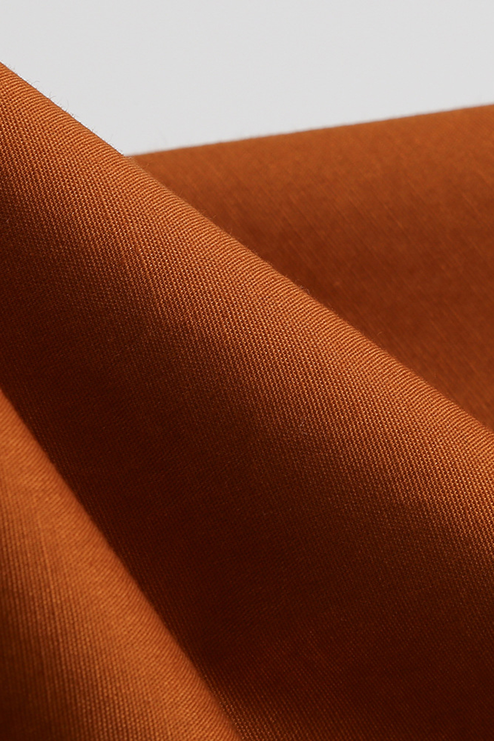 Vintage Brown 1950s A-Line Swing Dress with Halter Neckline