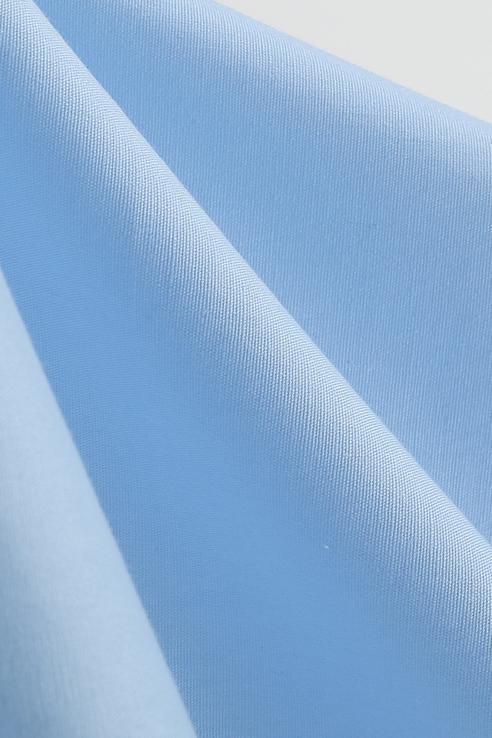 Vintage Blue & Grey 1950s A-Line Swing Dress