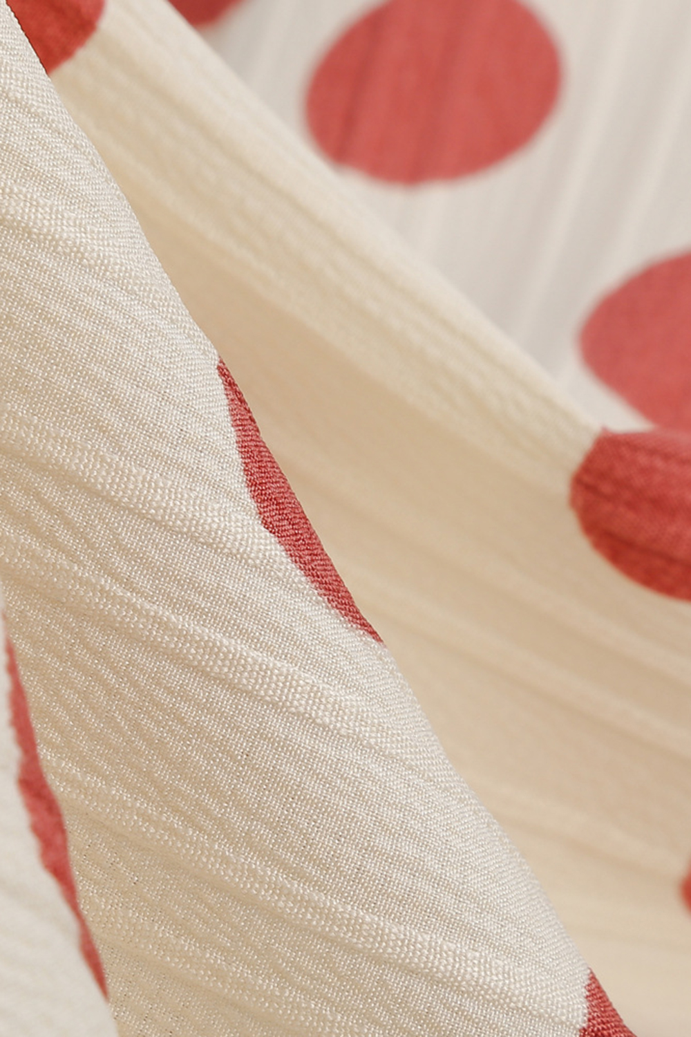 Darling White 1950s A-Line Swing Dress | Red Polka Dot Lapel