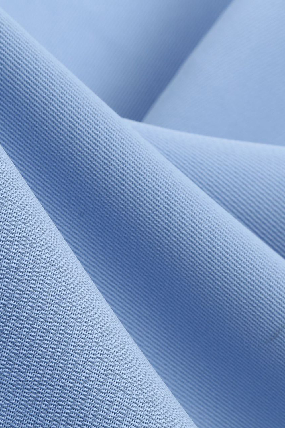 Vintage Light Blue 1950s A-Line Swing Dress | Flirty Halter Neckline & Lapel