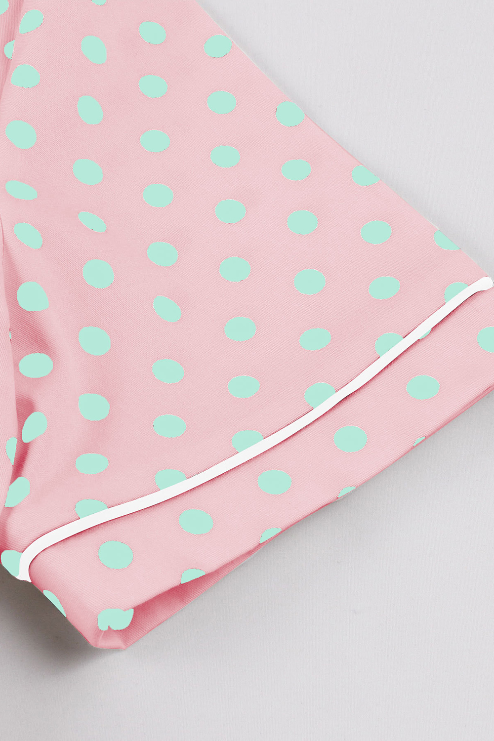 Versatile Vintage Pink Casual, Formal/Party Occasions Dress with Polka Dot