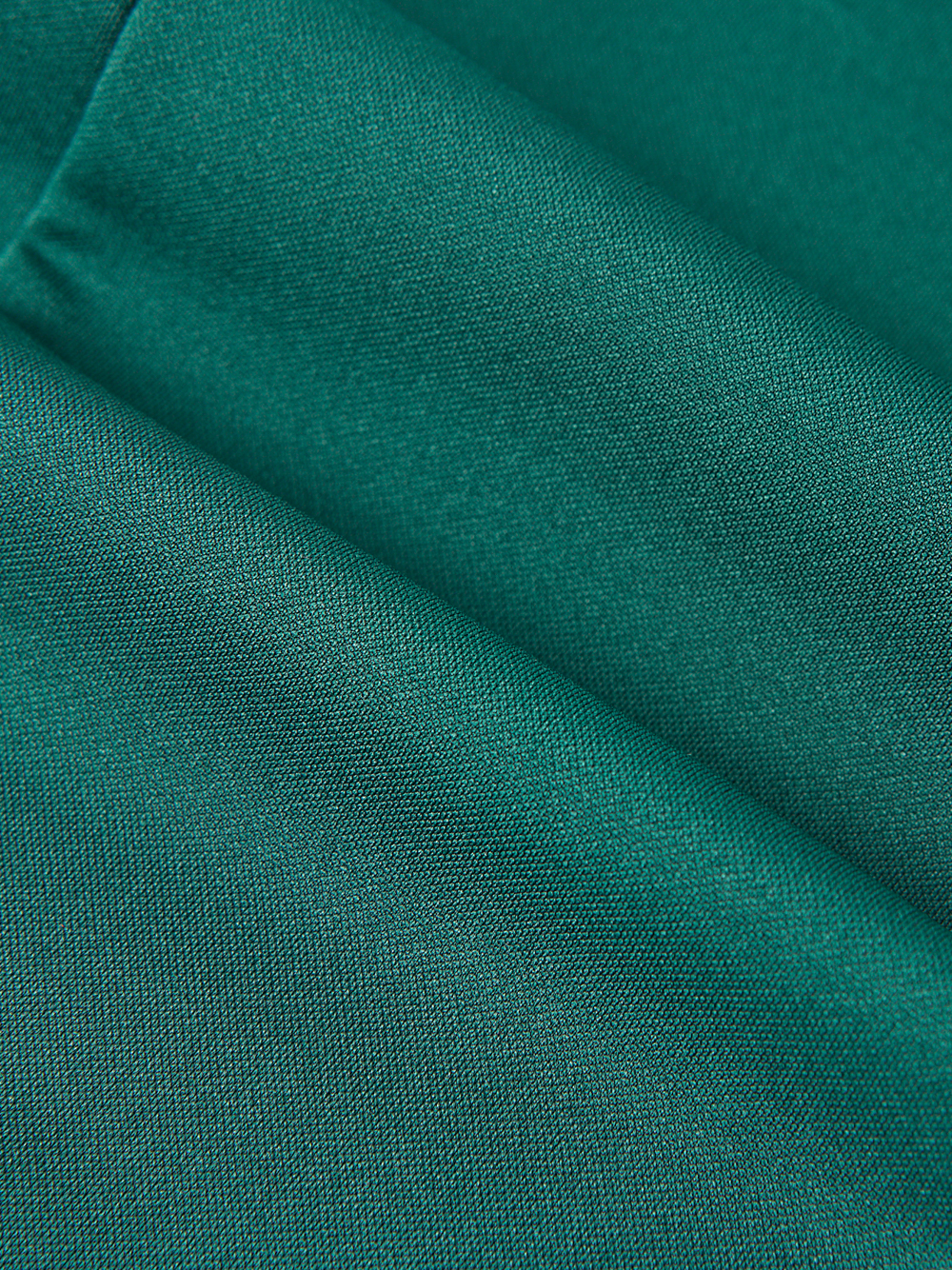 Classic V-Neck Short-Sleeve Satin Midi Cocktail Dress