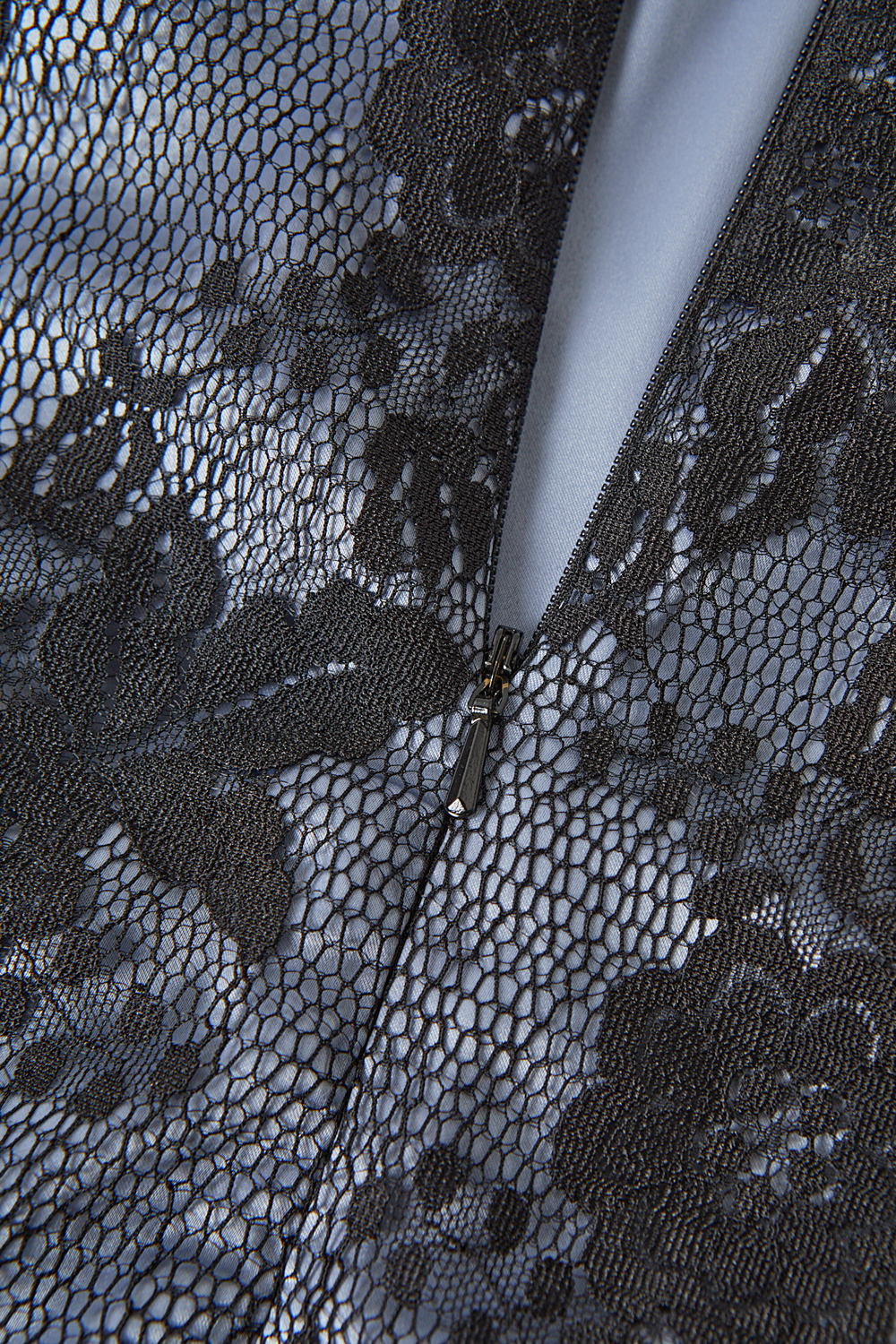 V-Neck Lace Appliqué Short Sleeves Midi Cocktail Aline Dress