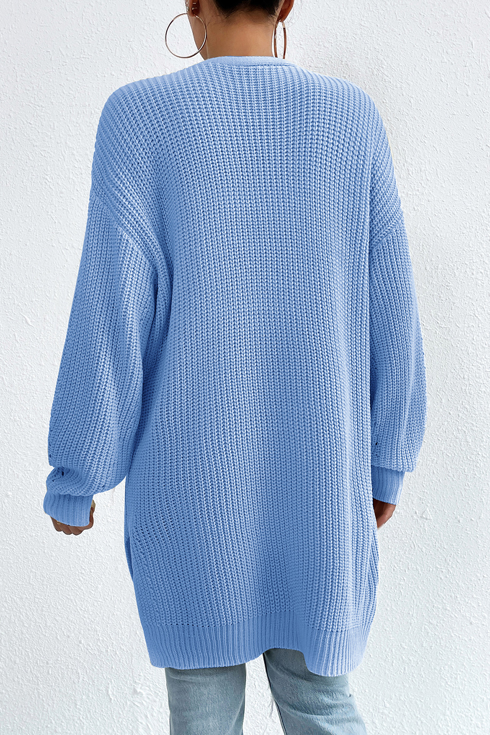 Long-Sleeve Comfortable Casual V-Neck Sweater Cardigan