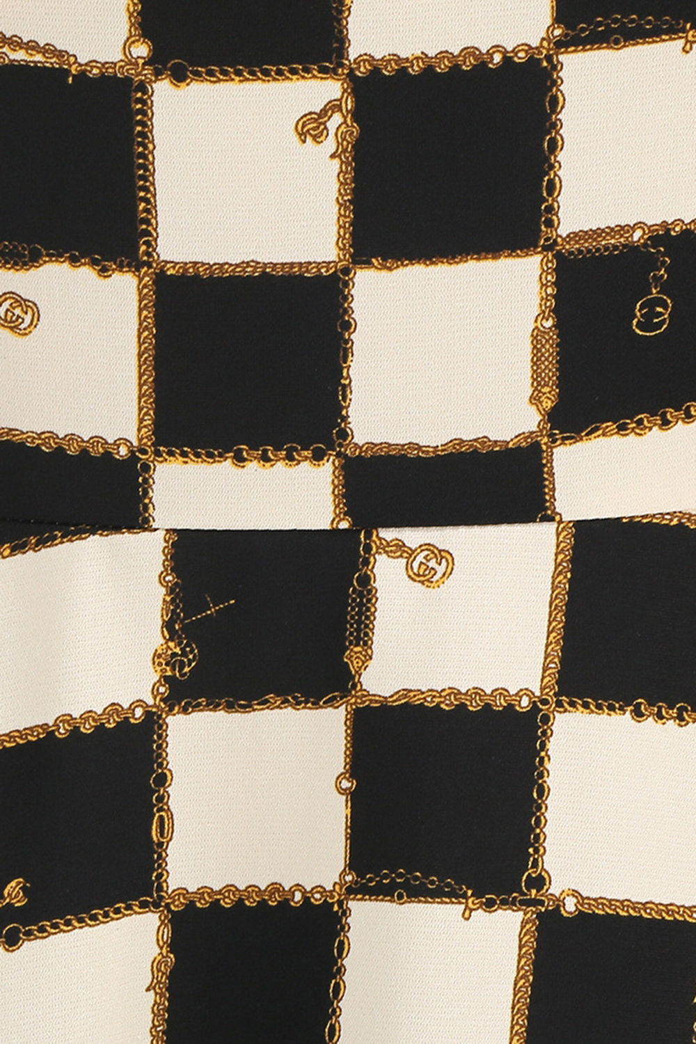 Elegant Vintage Black Grid 1950s A-Line Swing Dress with Halter Neckline