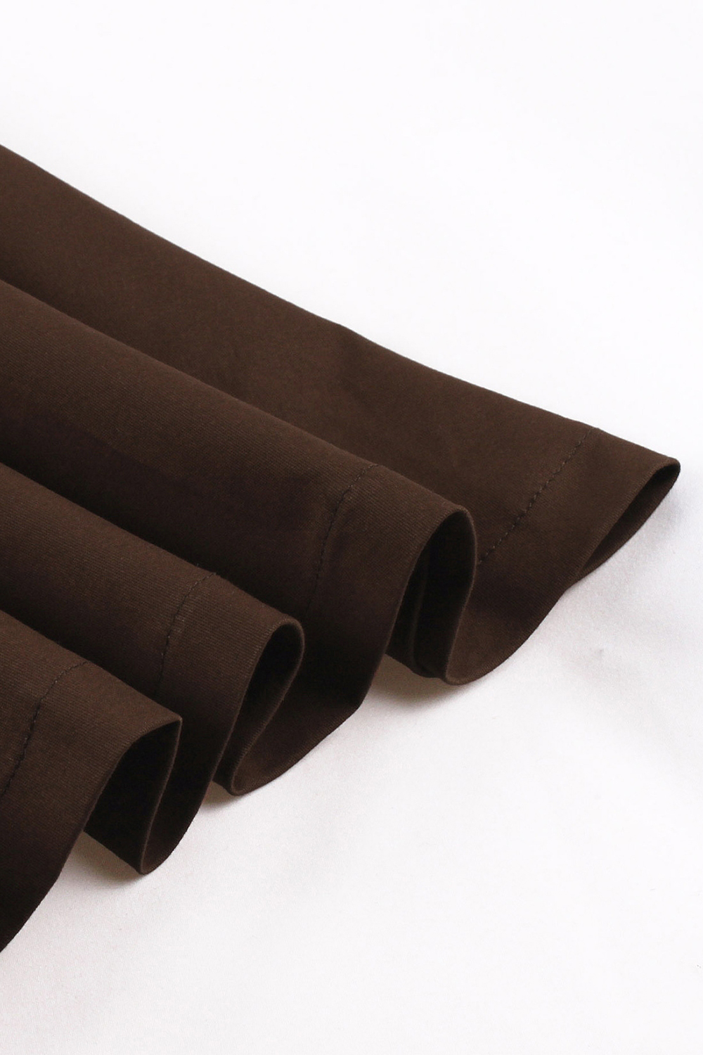 Modest Vintage Black Grid A-Line Swing Dress with Belt