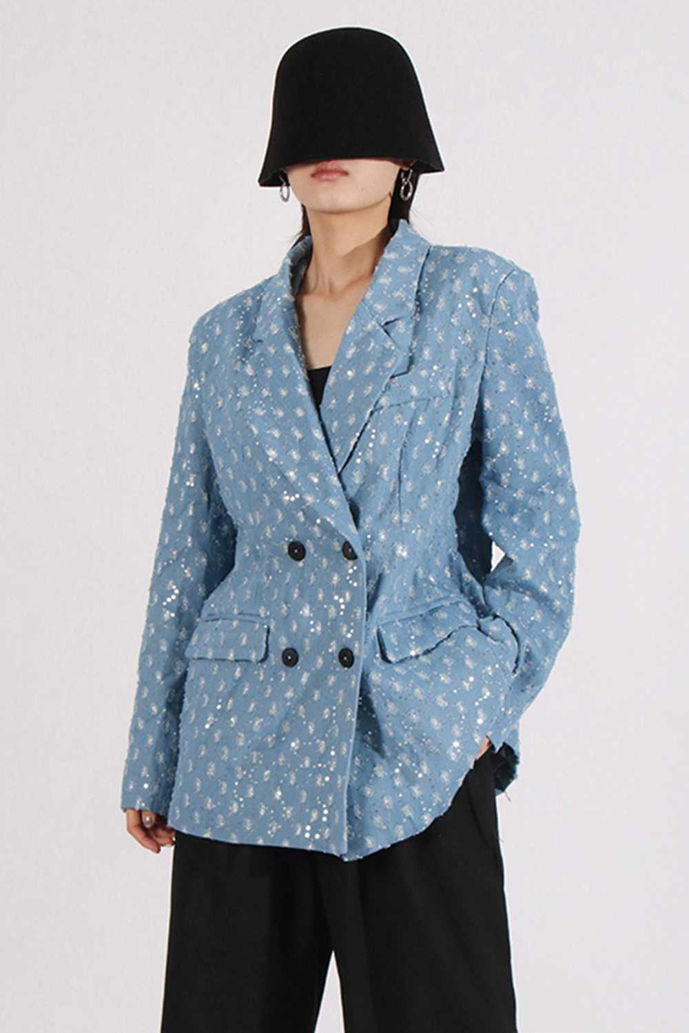 2024 Autumn Vintage French Style Casual Blazer for Women