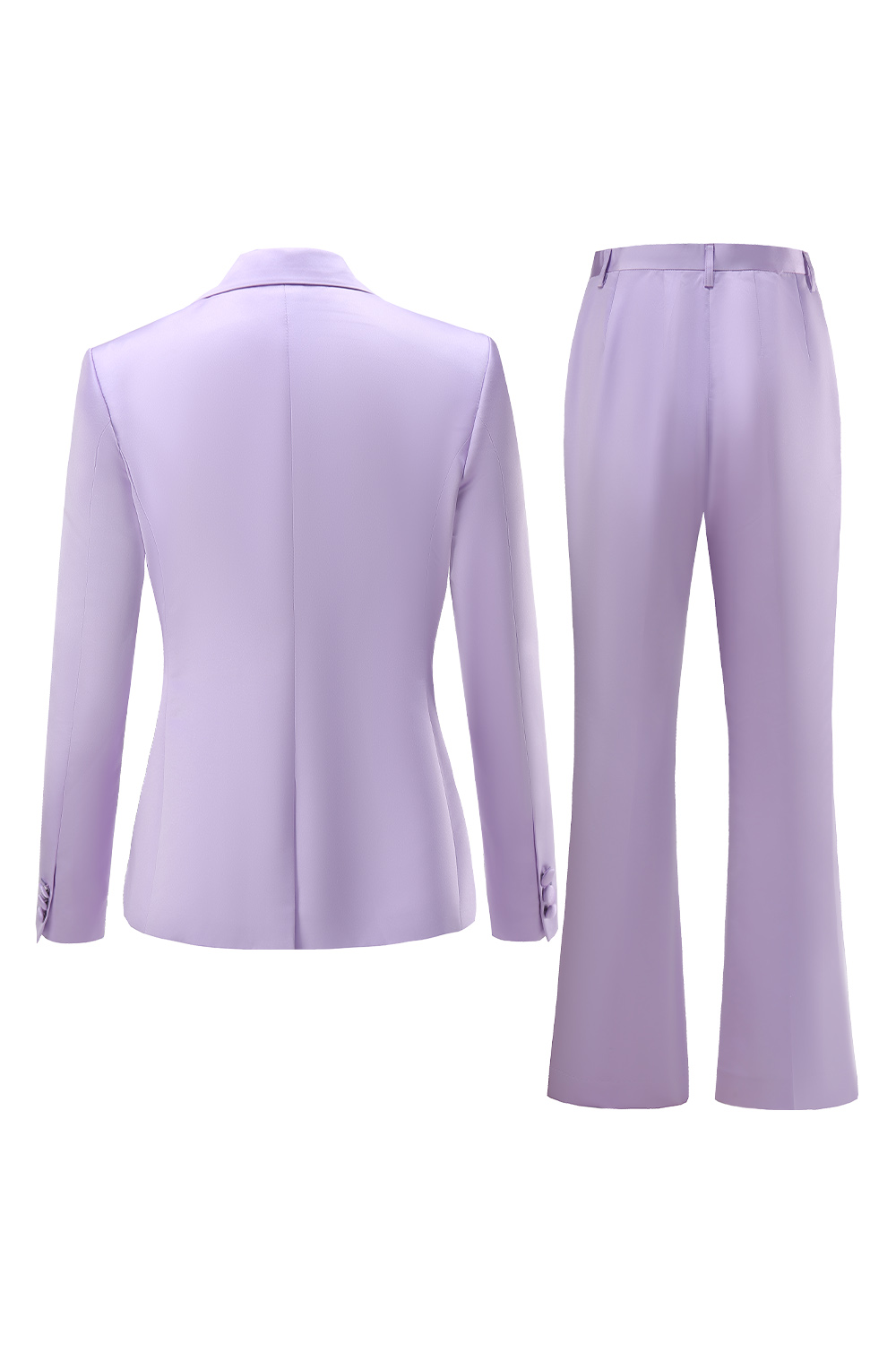 Chic Light Purple Women's Suit Set for Formal Occasions