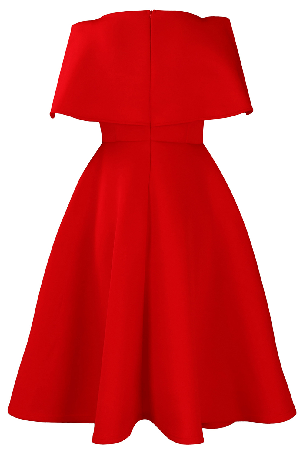 Round Neck Ruched Short Sleeve Knee-Length Cocktail Dress