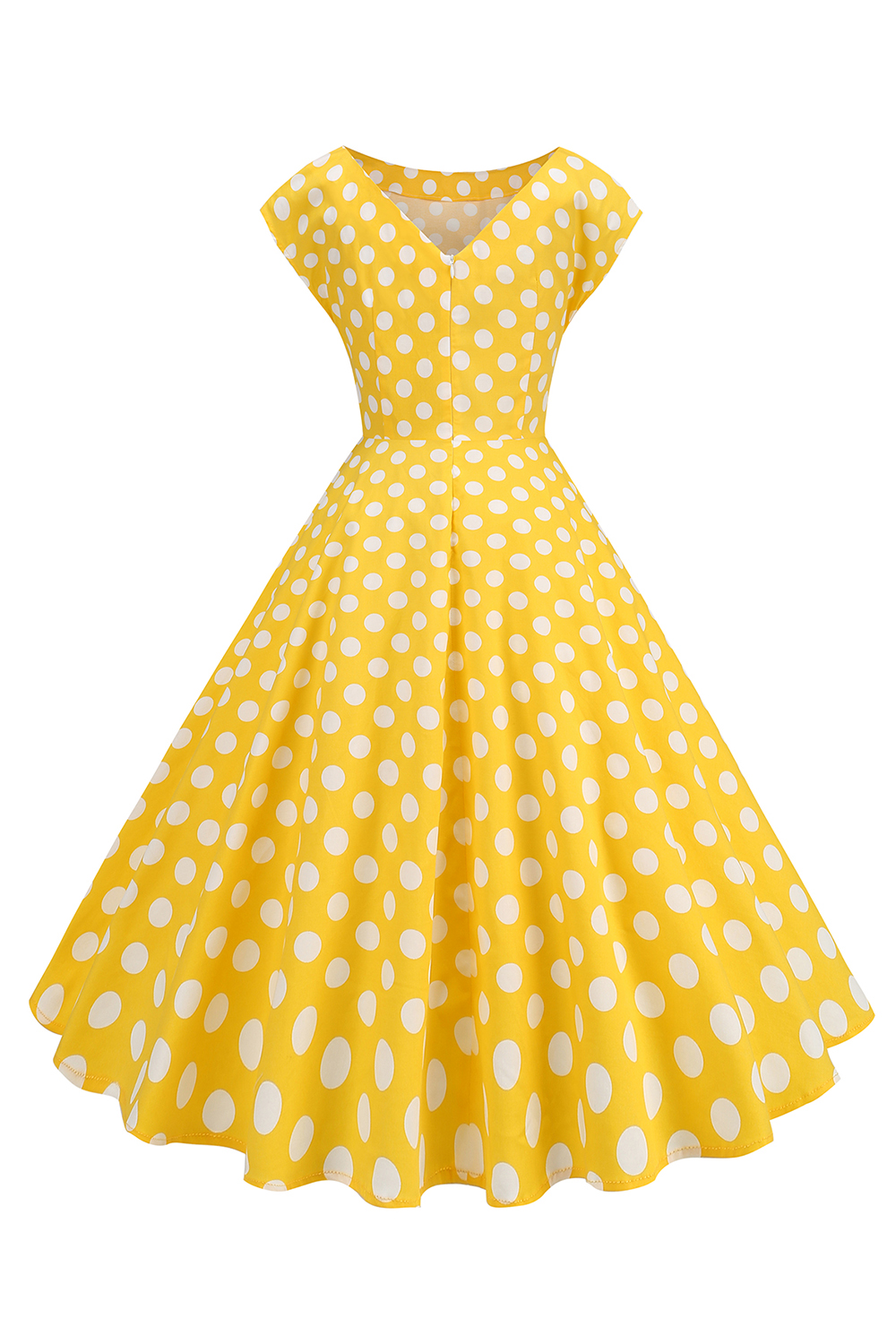  Elegant Red Checkered A-Line Tea Dress