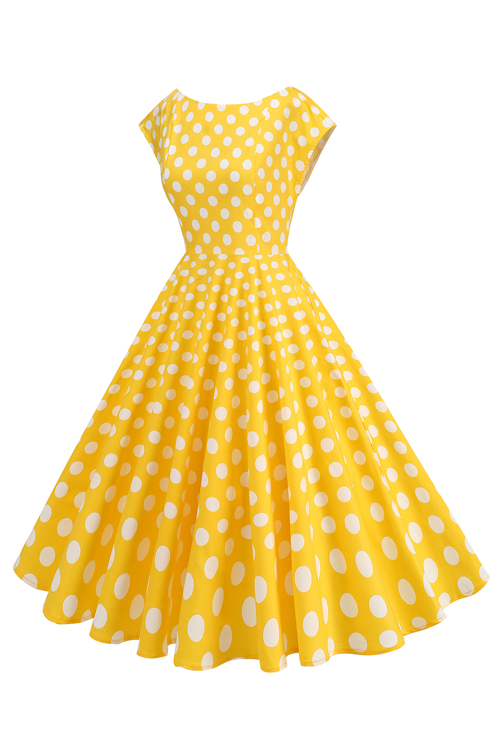  Elegant Red Checkered A-Line Tea Dress