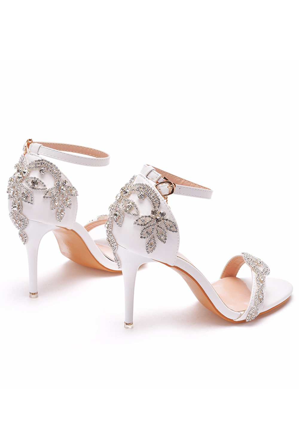 Elegant Sparkle Rhinestone Stiletto Sandal