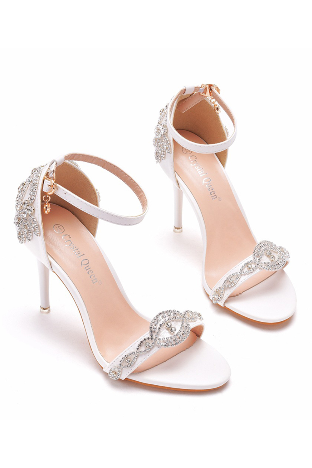 Elegant Sparkle Rhinestone Stiletto Sandal