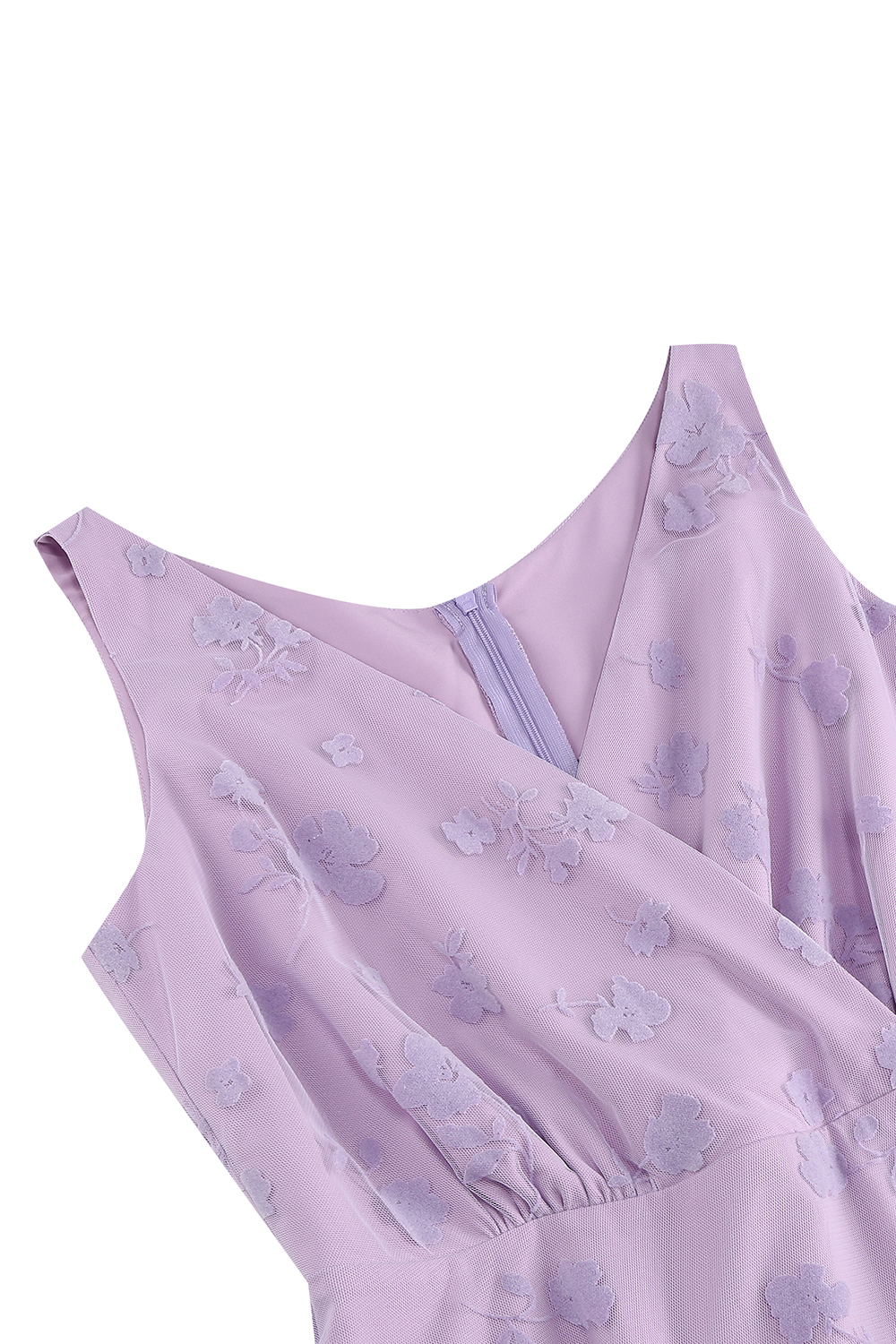 Elegant V-Neck Sleeveless Bow Tie Mid-Length Cocktall Dress for Women