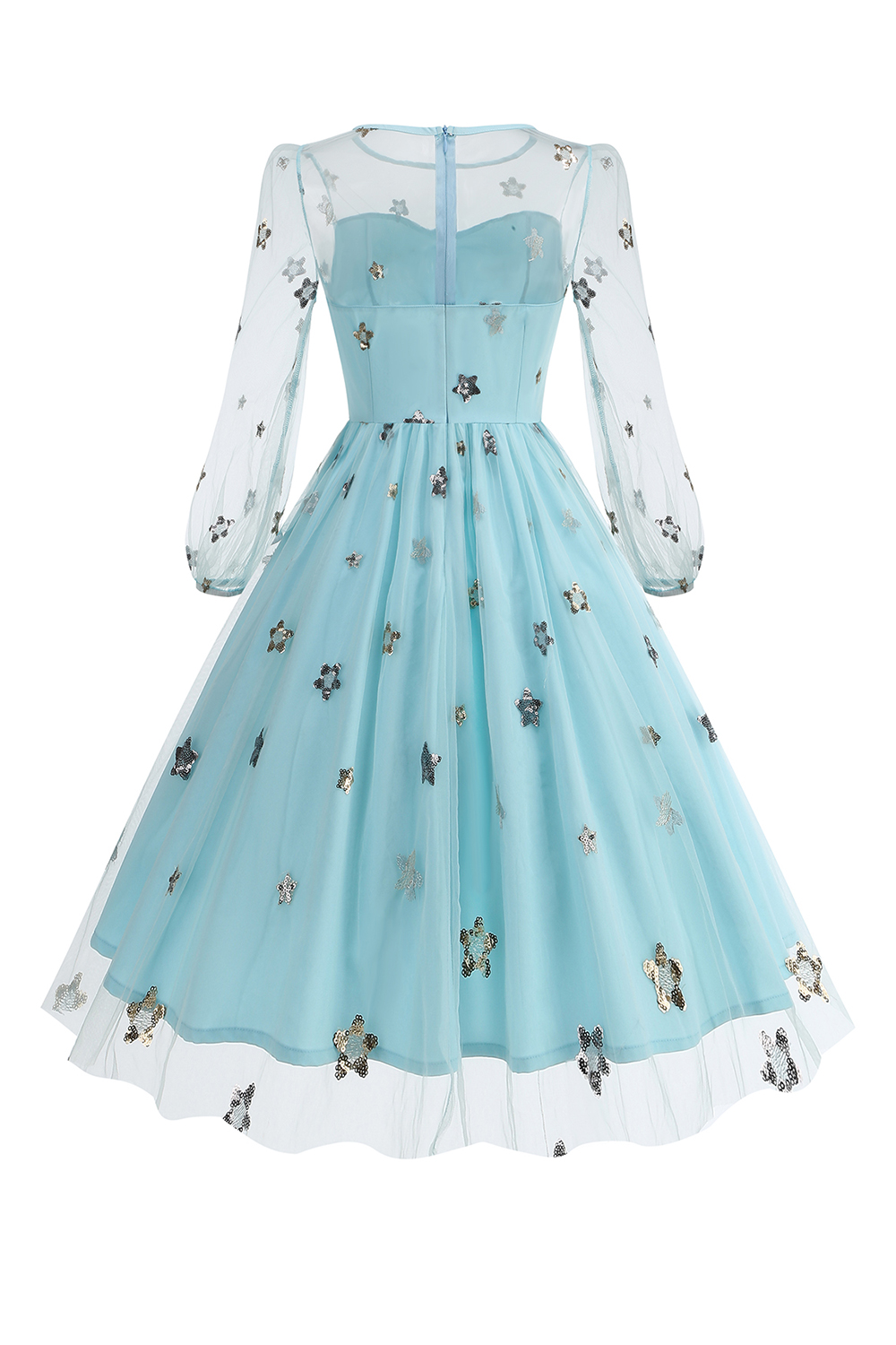 Sexy Appliques Tulle A-Line Cocktall Dress