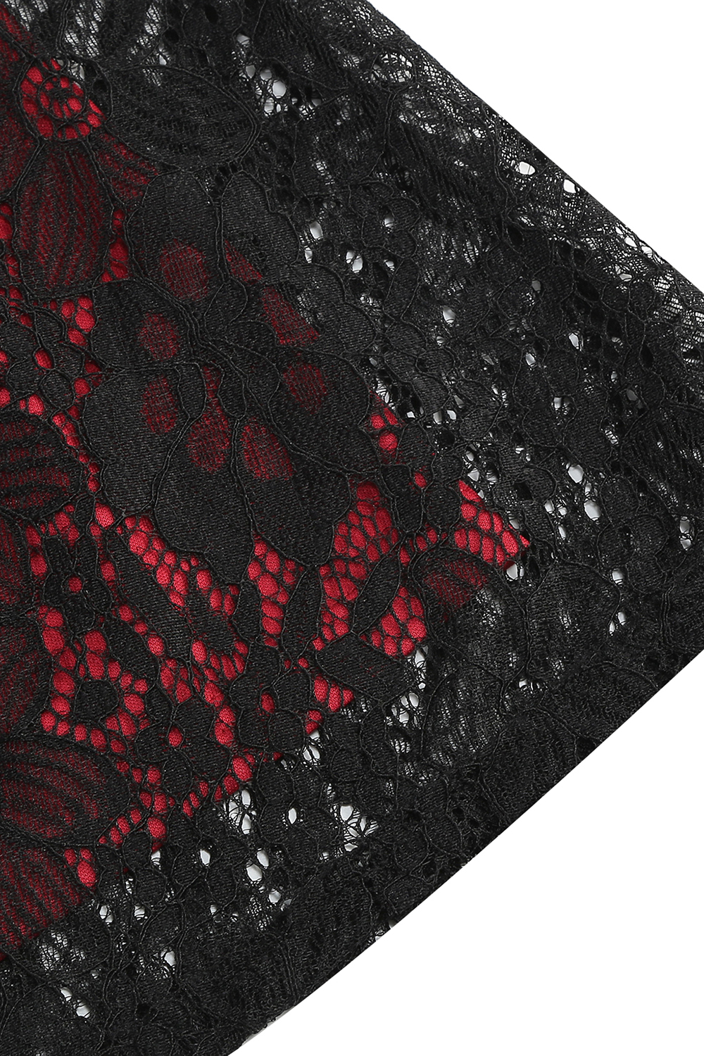 Glamorous Lace Bow Belted A-Line Party Dress