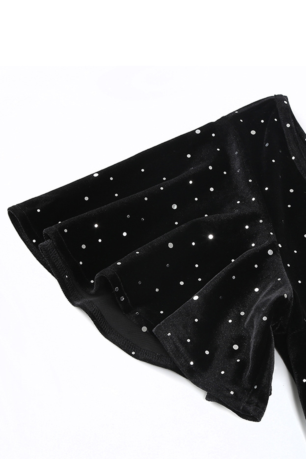 Classic Shimmering A-Line Midi Dress with Cape Sleeves