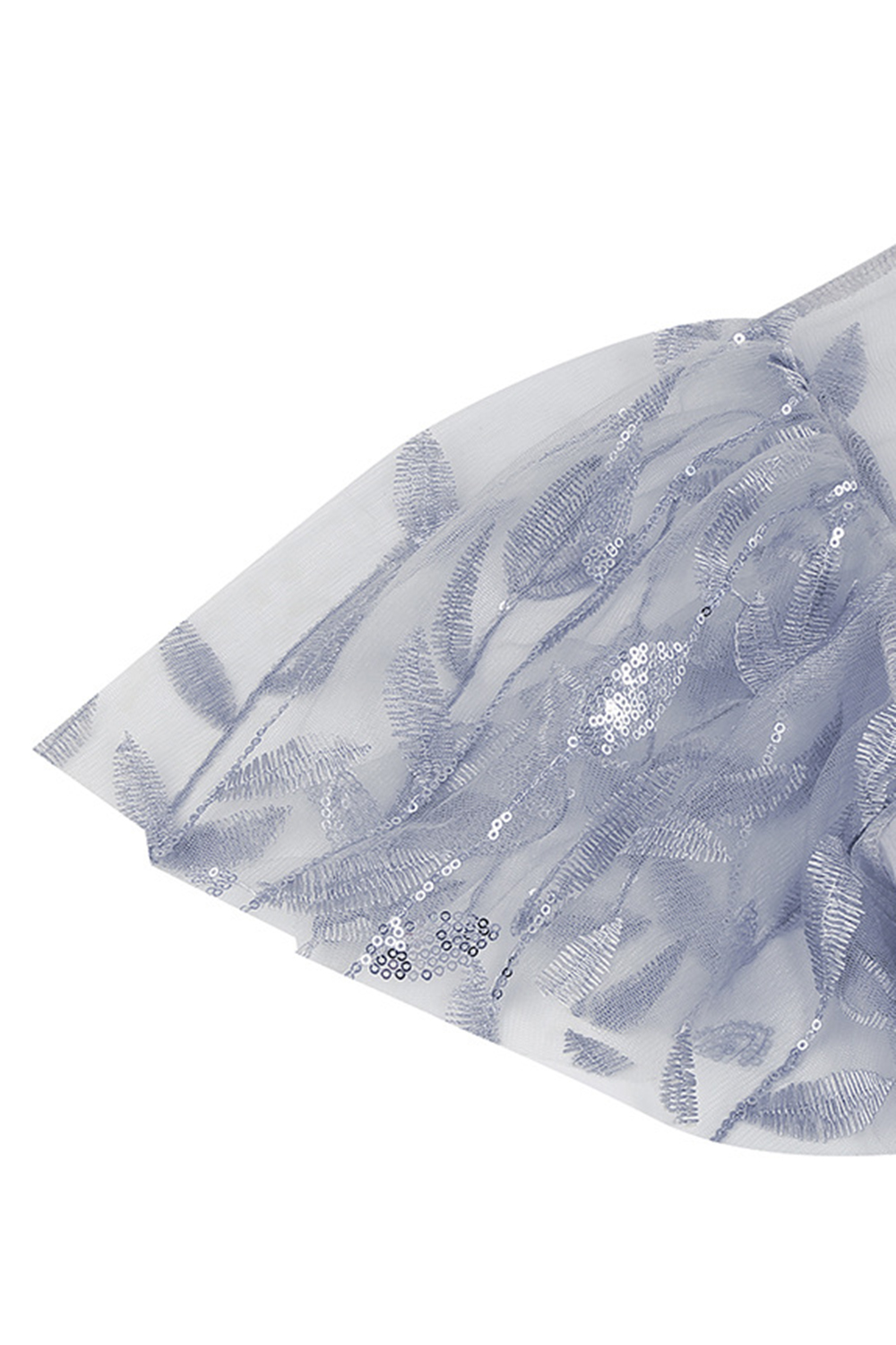 Brilliant Tulle Appliques Belted A-Line Party Dress