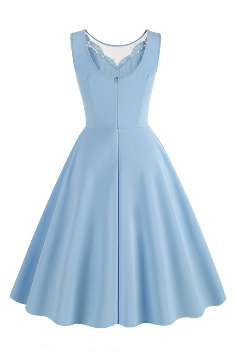 Sexy Lace Embroidered A-Line Tea Dress