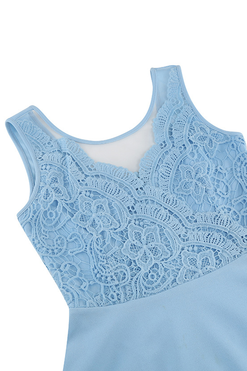 Sexy Lace Embroidered A-Line Tea Dress