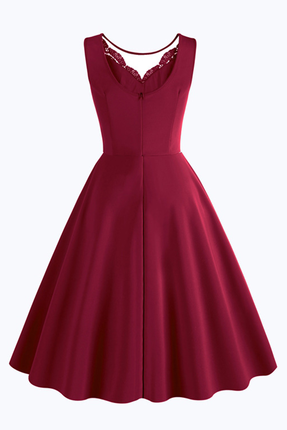 Sexy Lace Embroidered A-Line Tea Dress