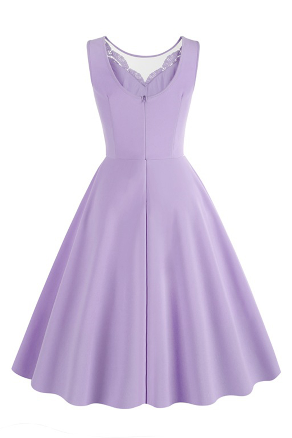 Sexy Lace Embroidered A-Line Tea Dress