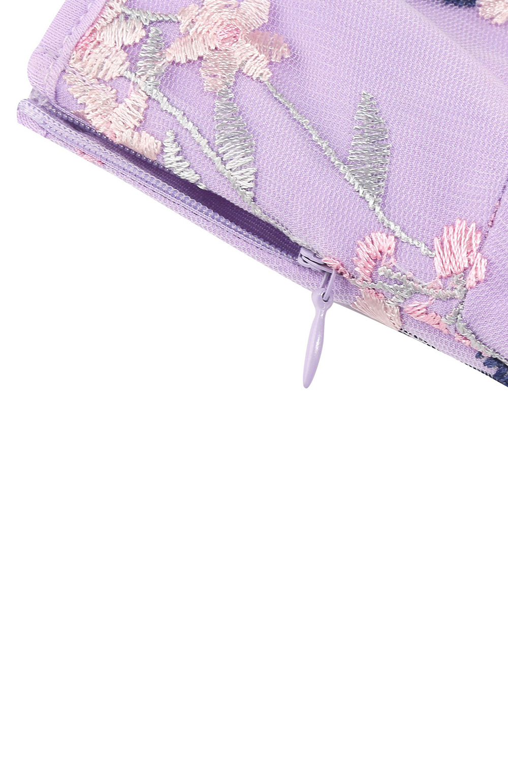 Sexy Deep V-Neck Floral Appliques A-Line Dress