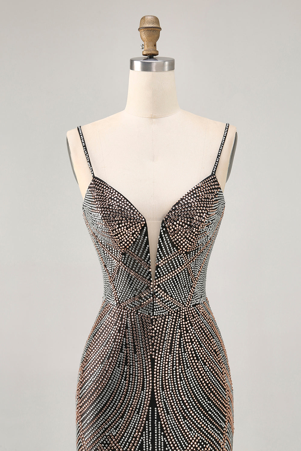 Sparkly Black Backless Short Tight Homecoming Dress with Beading