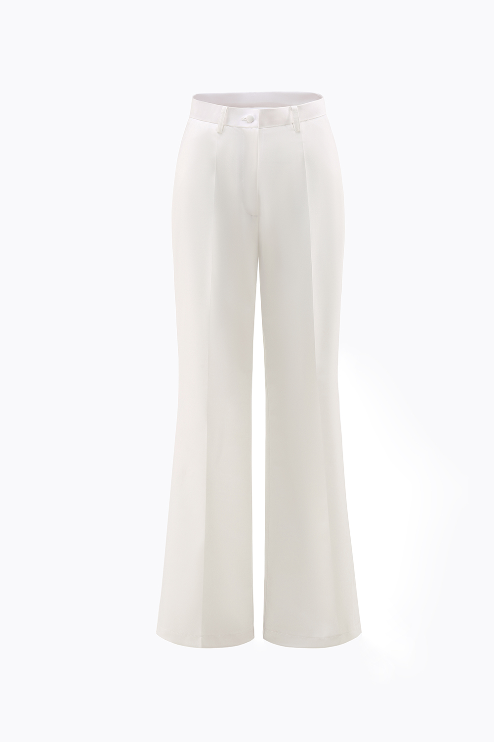 2 Piece White Notched Lapel Slim Fit Business Suits with Sash