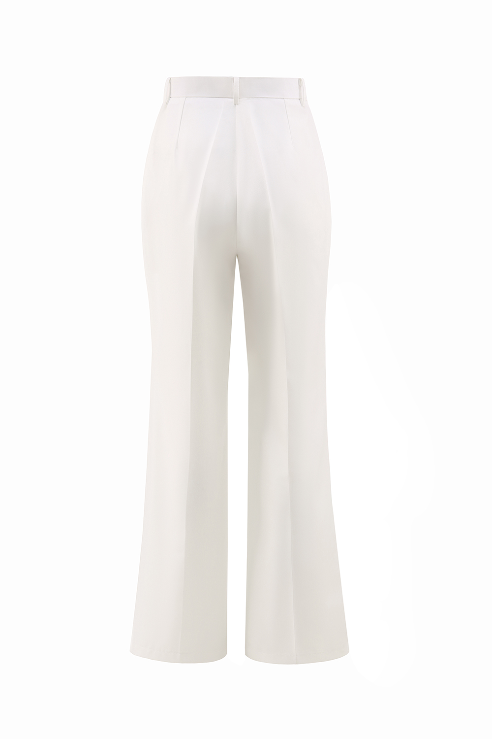 2 Piece White Notched Lapel Slim Fit Business Suits with Sash