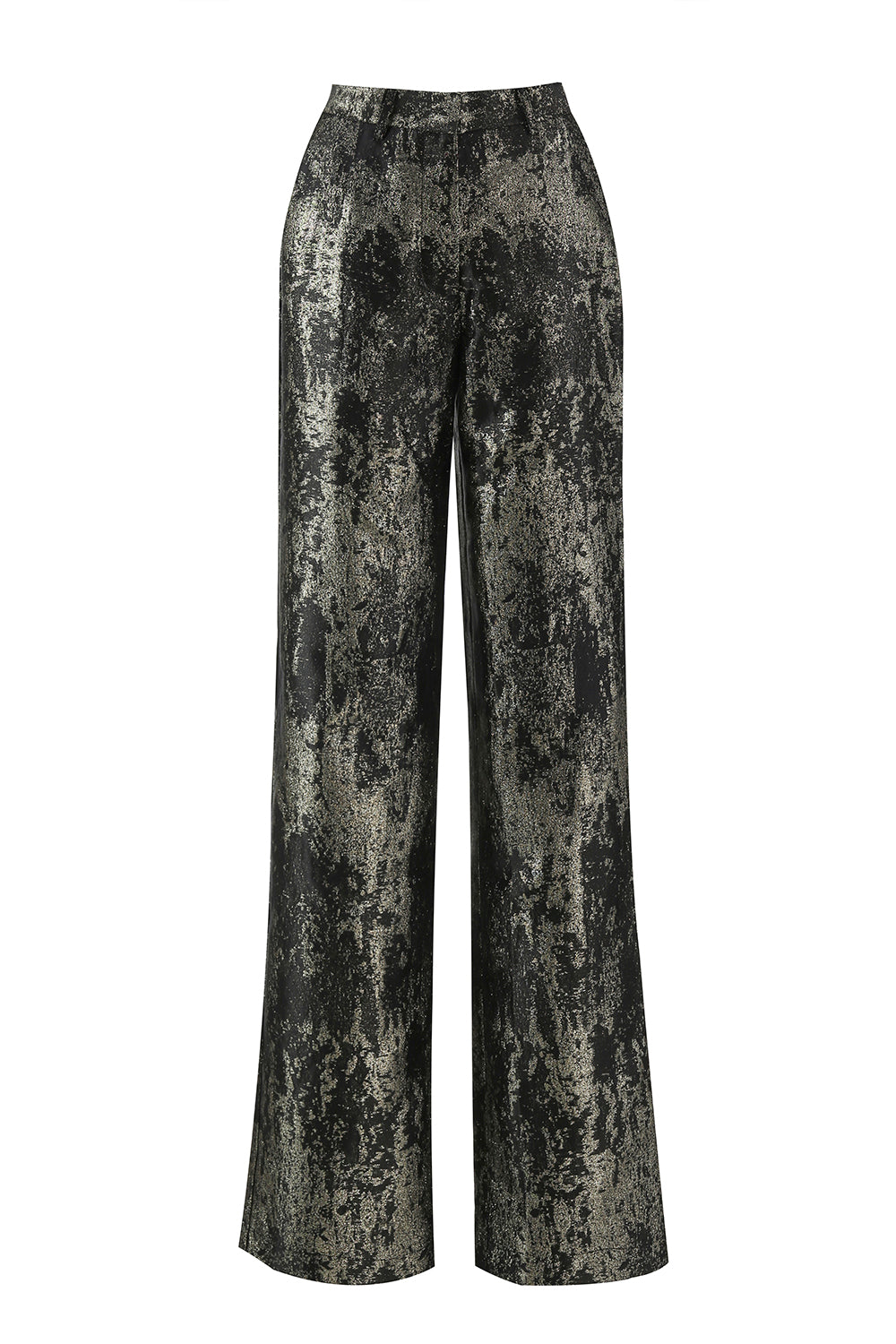 Black and Gold Peak Lapel 2 Piece Women Prom Suits with Buttons