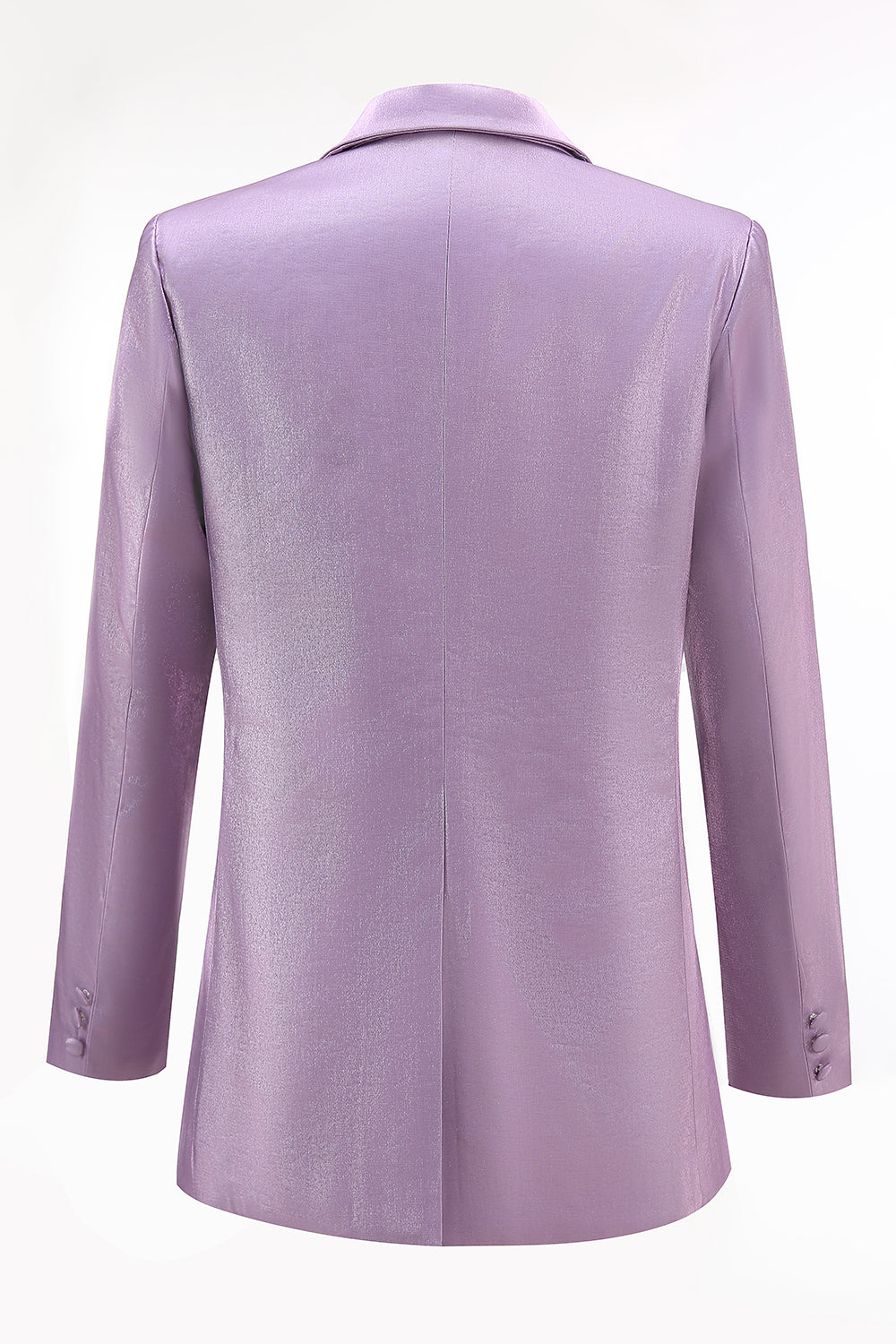 Wisteria 2 Piece Satin Peak Lapel One Button Women Prom Suits