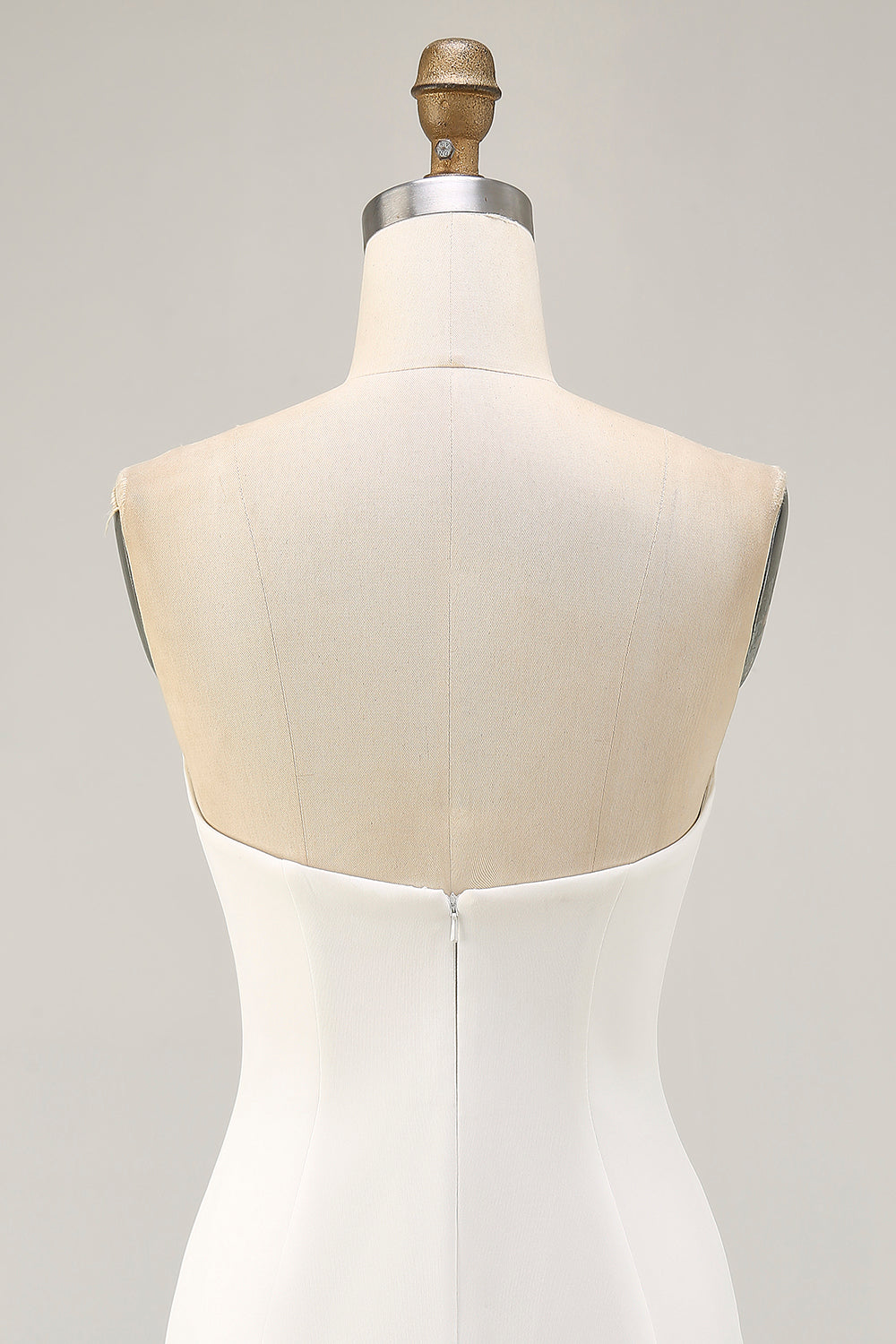 Floral White Strapless Tight Short Sparkly Homecoming Dress with Sequins