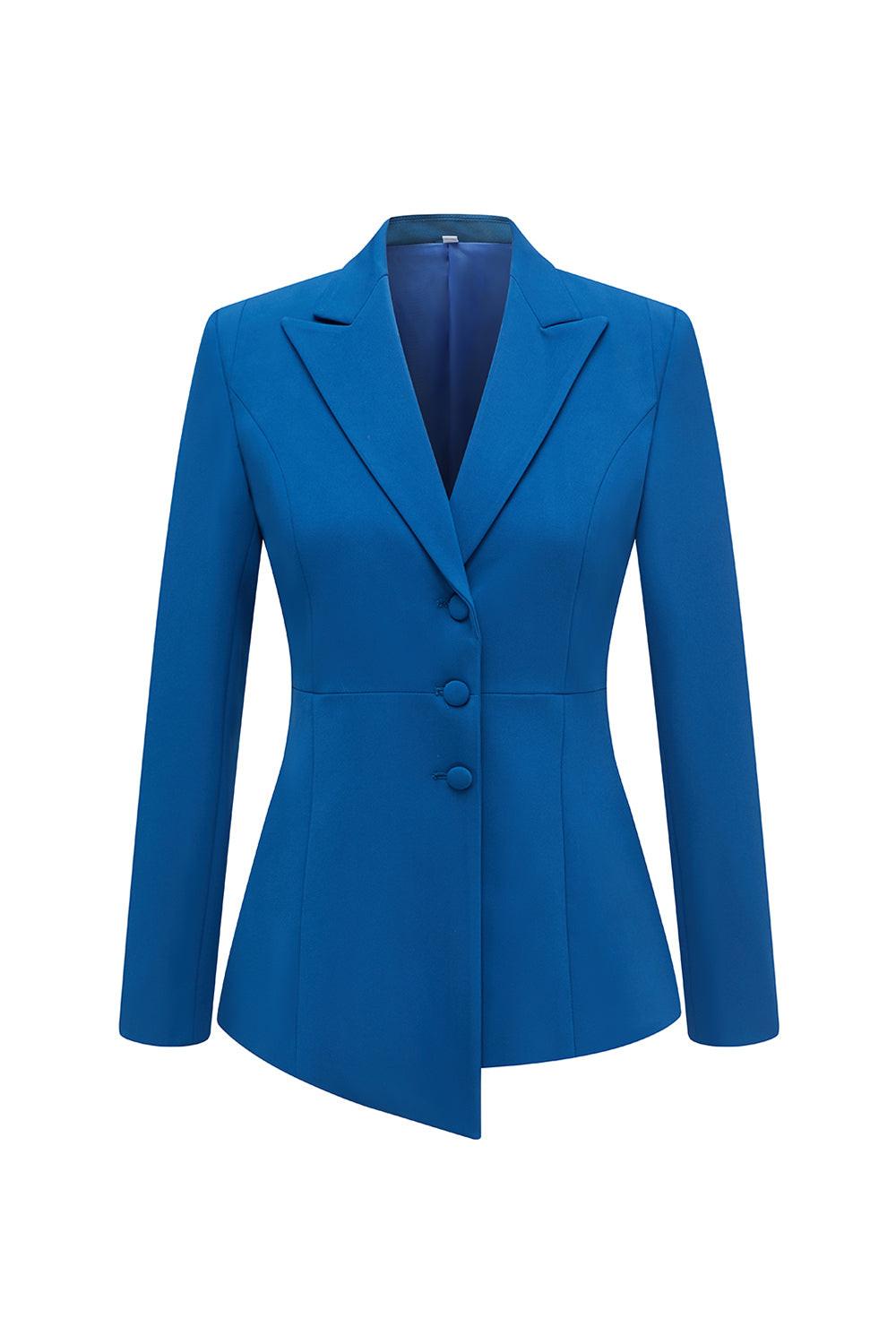 2 Piece Dark Blue Peak Lapel Single Breasted Prom Suits