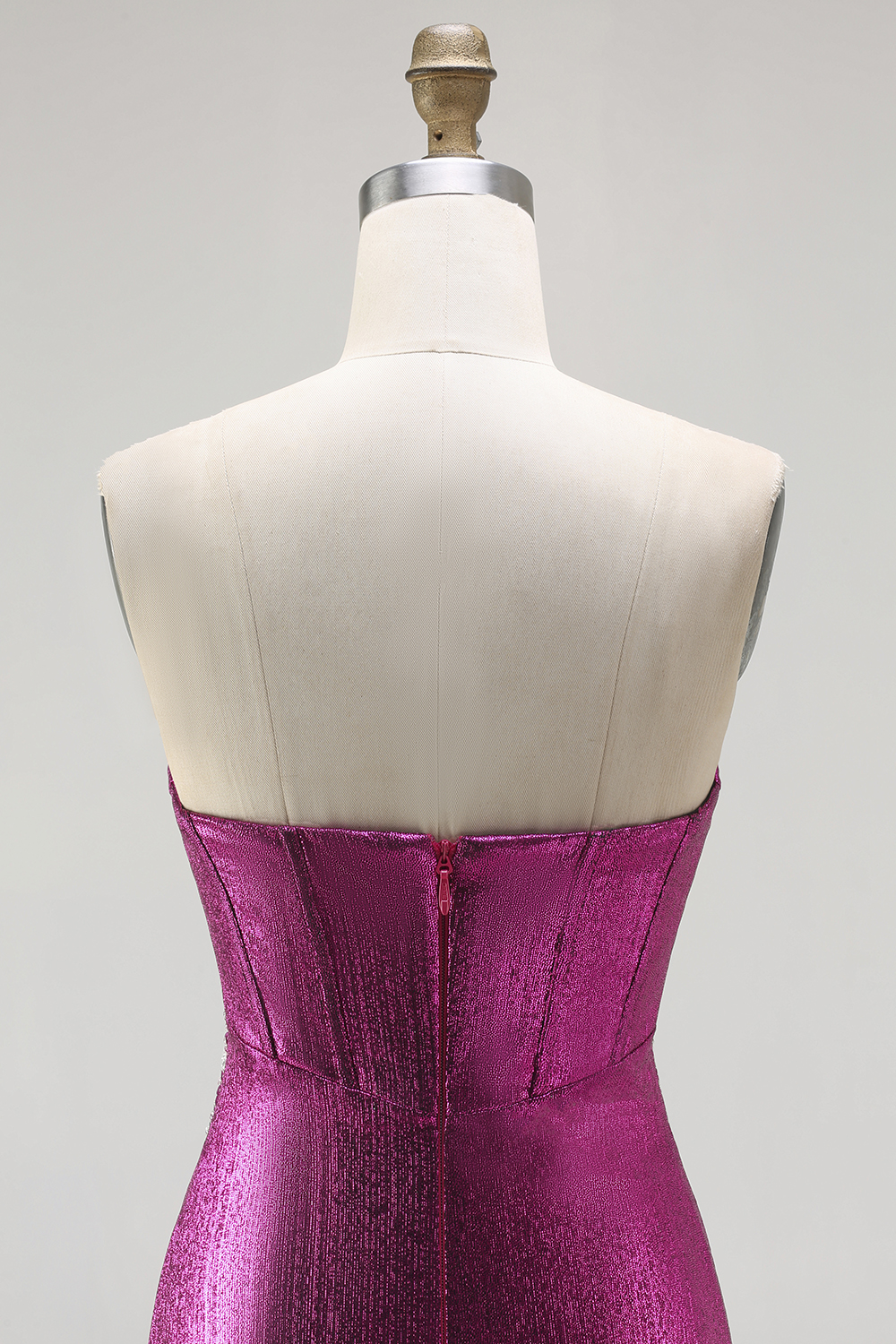 Sparkly Dark Golden Mermaid Beaded Corset Long Prom Dress