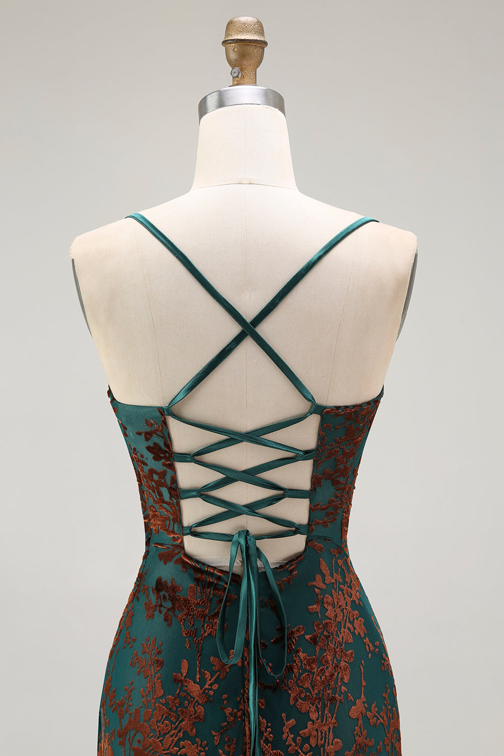 Dark Green Velvet Sheath Spaghetti Straps Long Holiday Party Dress