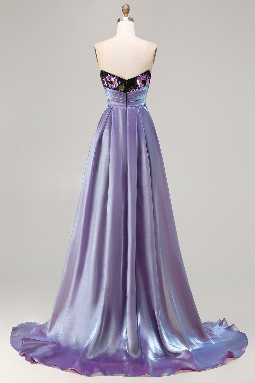 Floral Black Strapless Sheath Corset Long Prom Dress with Cape